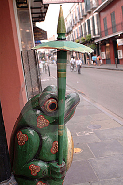 The French Quarter frog